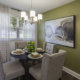 Doylestown apartment dining area at Regency Woods townhomes
